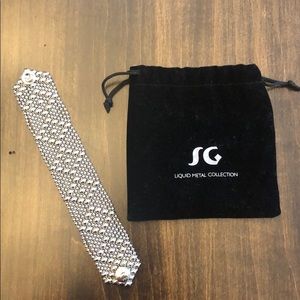 Sergio Gutierrez Liquid Metal Collection bracelet